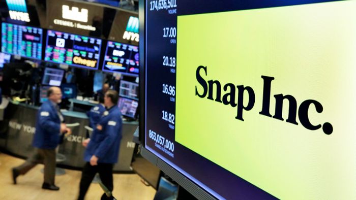 Quartalszahlen: Aktie von Snapchat-Firma springt nach Umsatzplus hoch