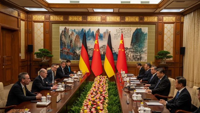 Scholz in China: China setzt auf enge Kooperation mit Deutschland