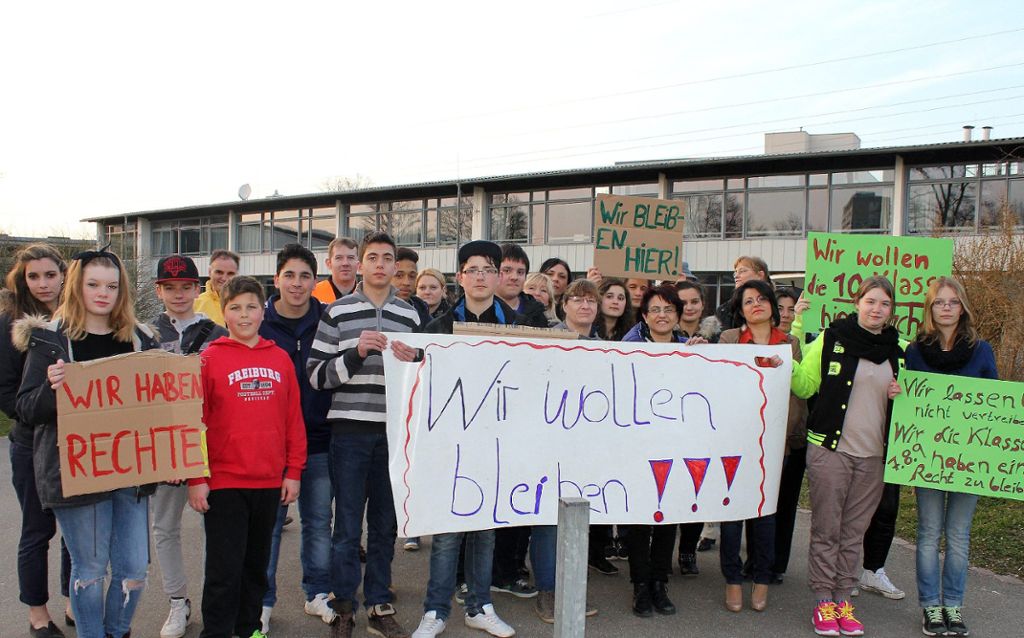 Lörrach: Schüler wollen bleiben