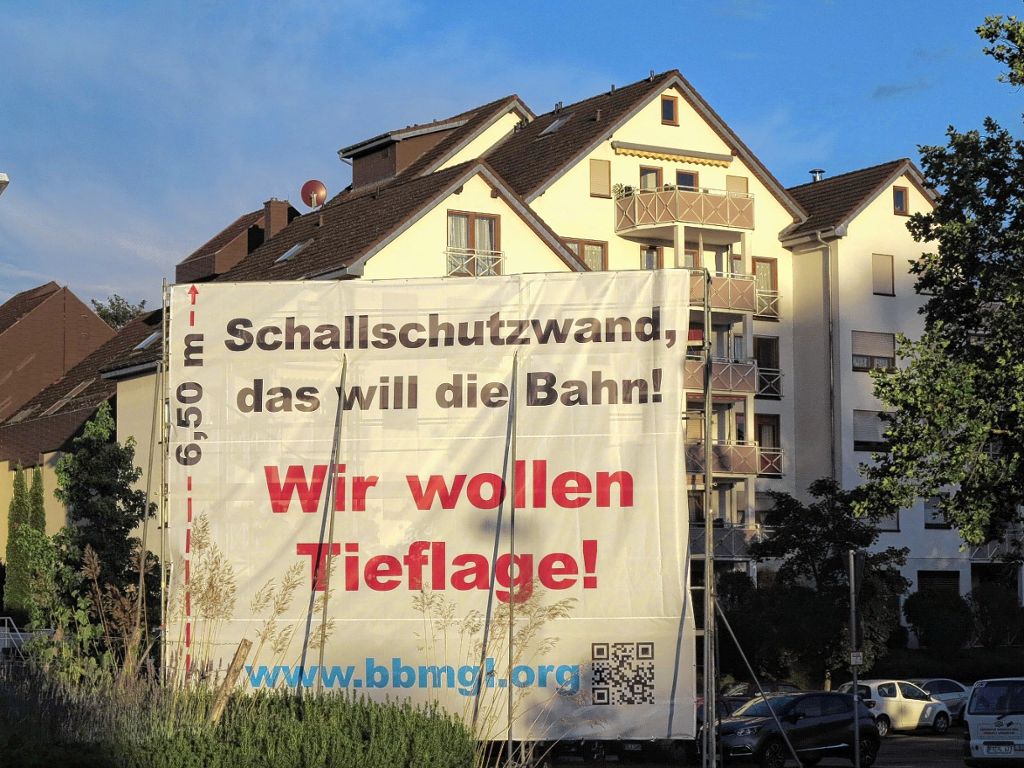 Müllheim: Tieflage statt Schallschutz