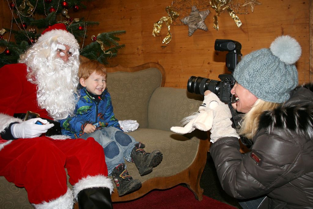 Kandern: Fotos mit dem Nikolaus