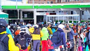 Wintereinbruch: Tausend Skifahrer kamen zum Saisonfinale auf den Feldberg