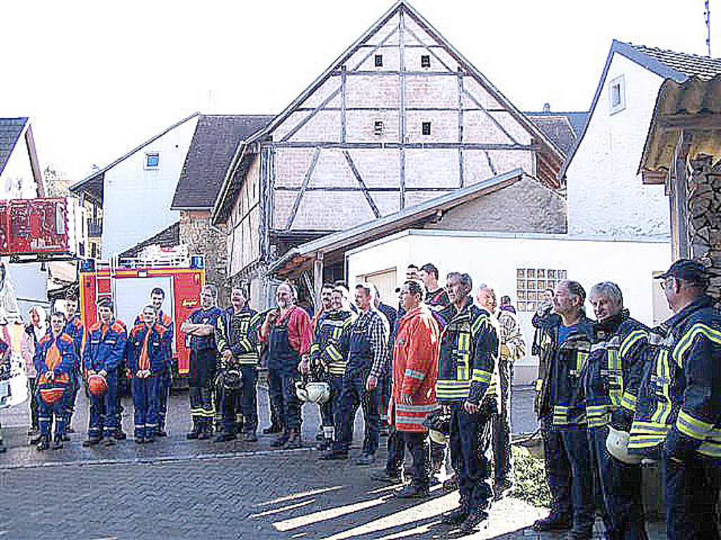 Kandern: Abschlussübung der Wollbacher Feuerwehr