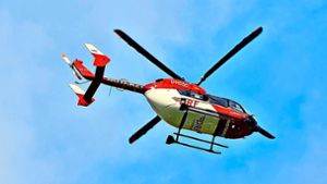 Schliengen: Zwei Hubschrauber im Einsatz