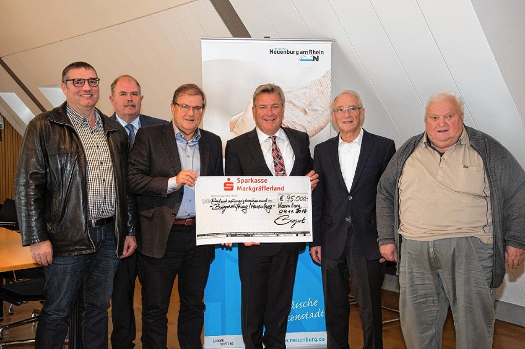 Neuenburg: 95 000 Euro für die Bürgerstiftung