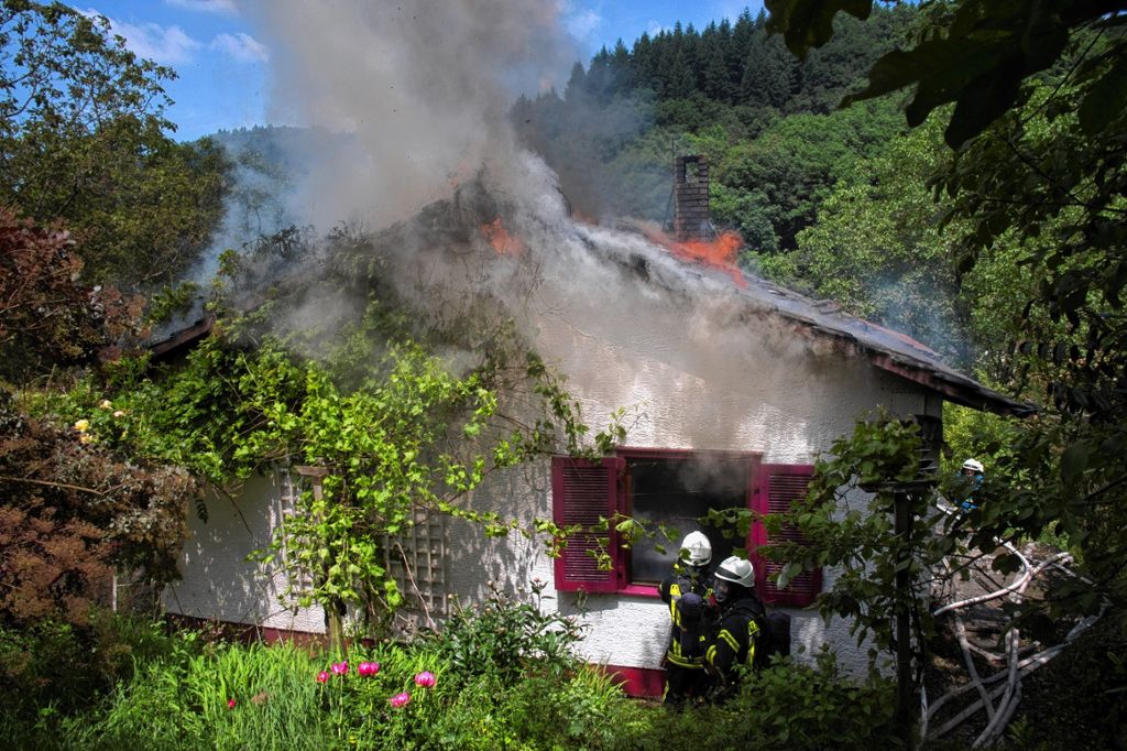 Badenweiler: Bis auf Grundmauern  niedergebrannt