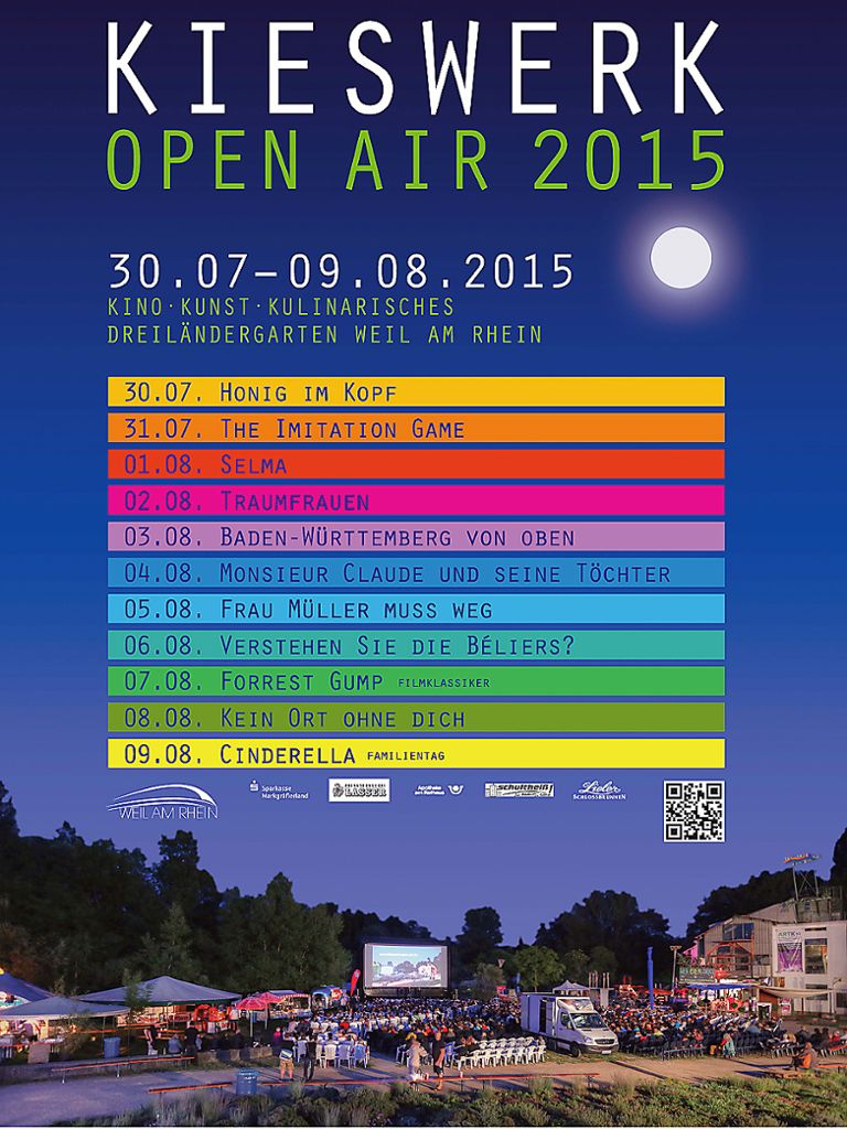 Weil am Rhein: Filmauswahl für Kieswerk-Open-Air steht fest