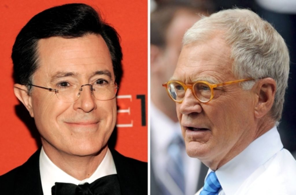 Letterman begrüßt Nachfolger : Stephen Colbert übernimmt Late Show