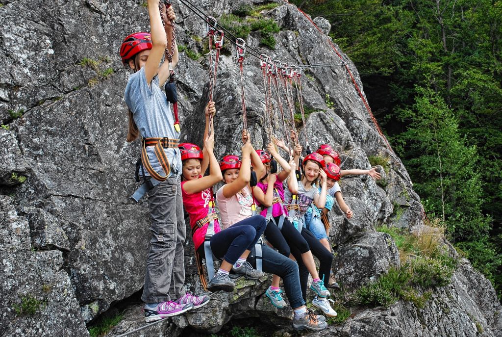 Rheinfelden: Kinder haben Kletterspaß