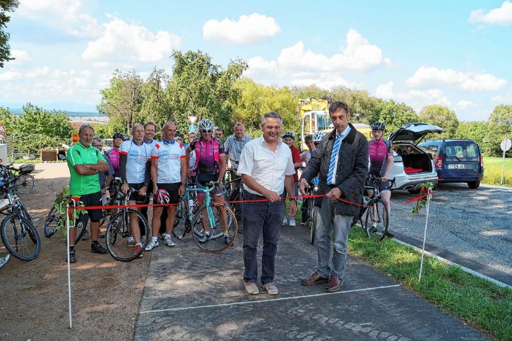 Bad Bellingen: Neuer Radweg eröffnet