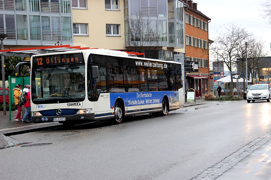 Weil am Rhein: Bus von und   nach Ötlingen sehr   schwach genutzt
