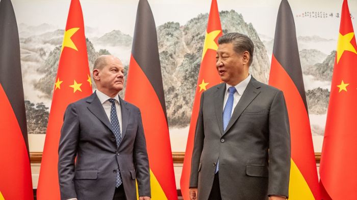 Scholz in China: Scholz und Xi wollen Frieden in der Ukraine