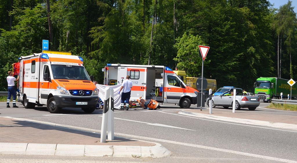 Lörrach: Rollerfahrer bei Unfall schwer verletzt