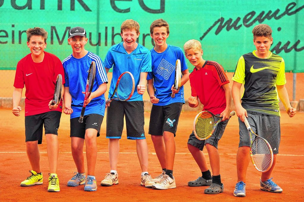 Schopfheim: SVS-Tennis-Junioren U 14  feiern Meisterschaft