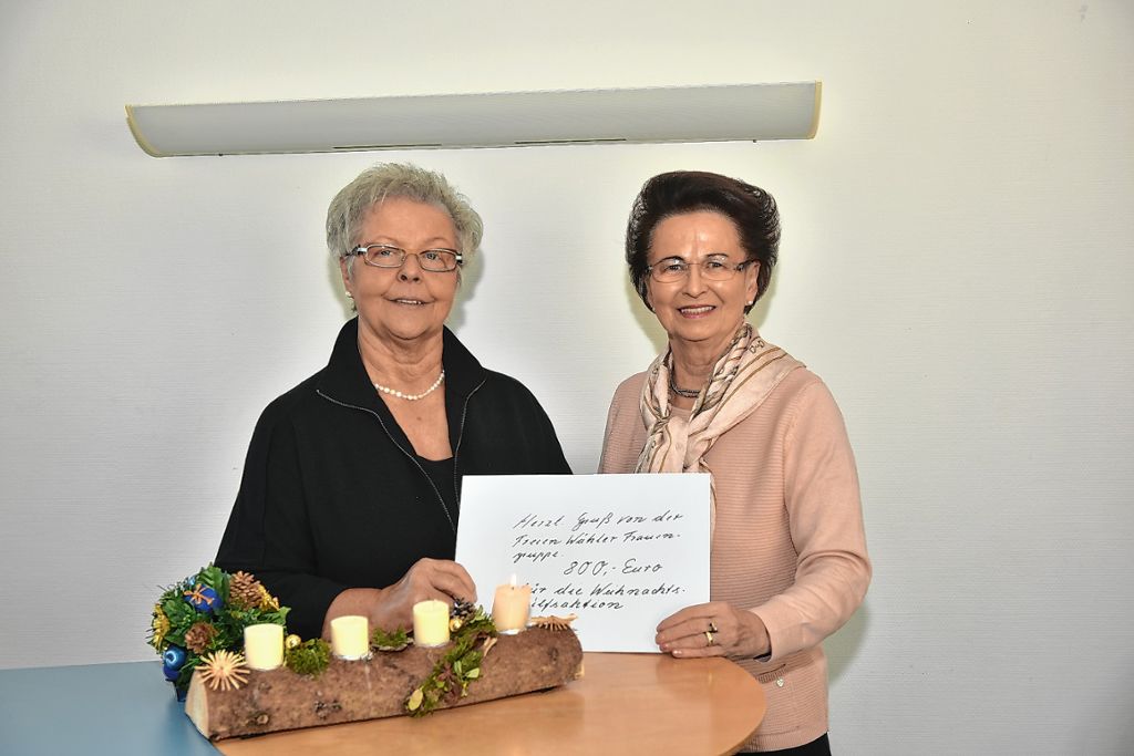 Lörrach: Freie Wähler Frauen spenden 800 Euro für   Hilfsaktion