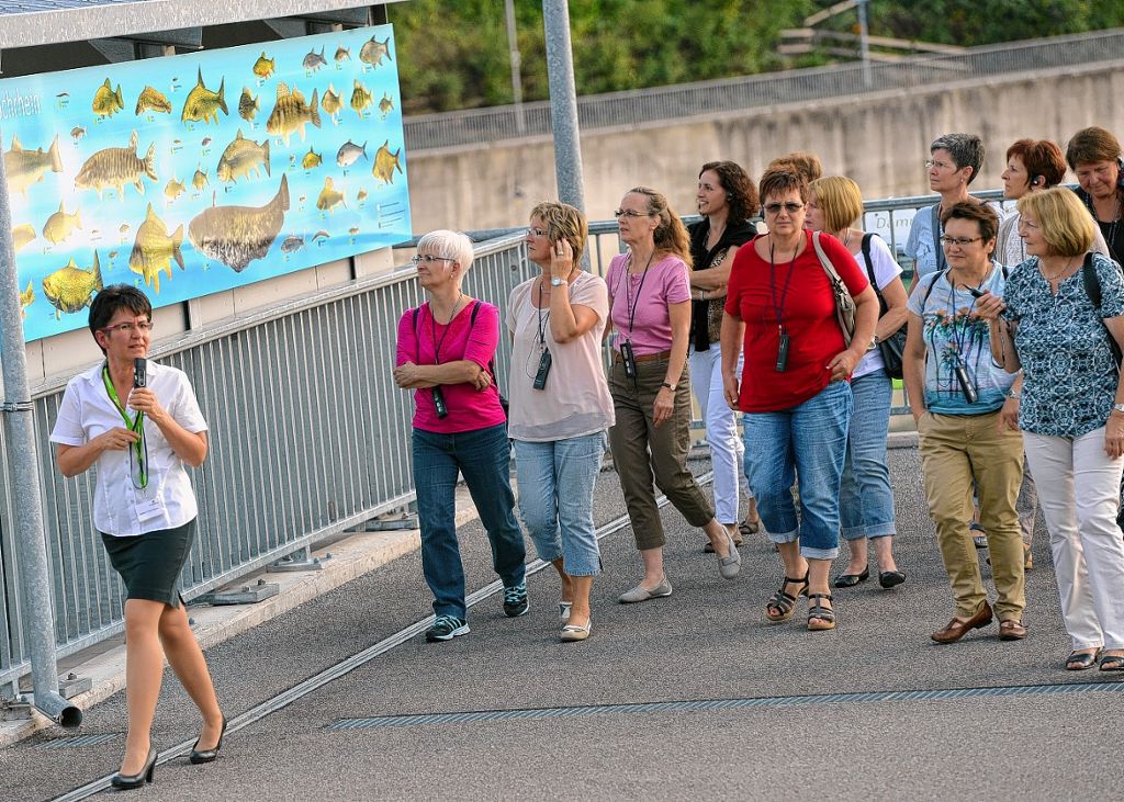 Rheinfelden: 60 Damen lernen das Wasserkraftwerk kennen