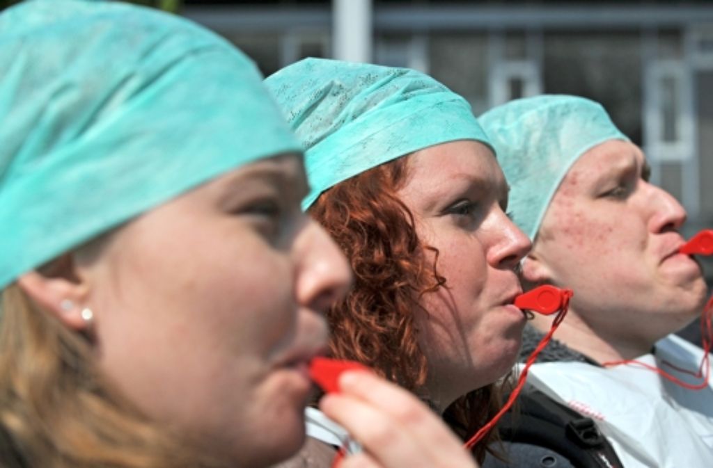 Unikliniken in Baden-Württemberg: Die Zeichen stehen auf Streik