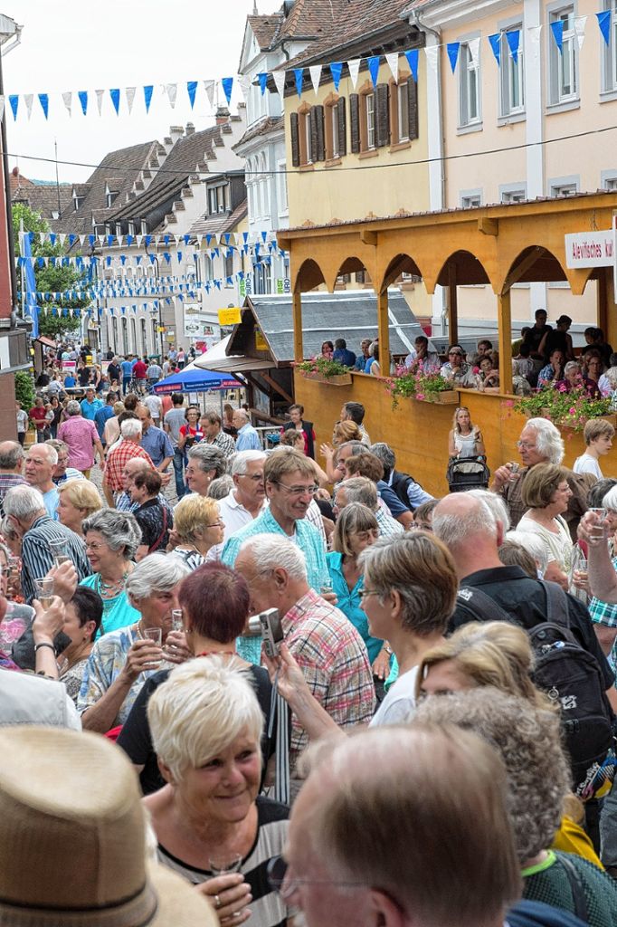 Müllheim: Tausende beim   Stadtfest-Auftakt
