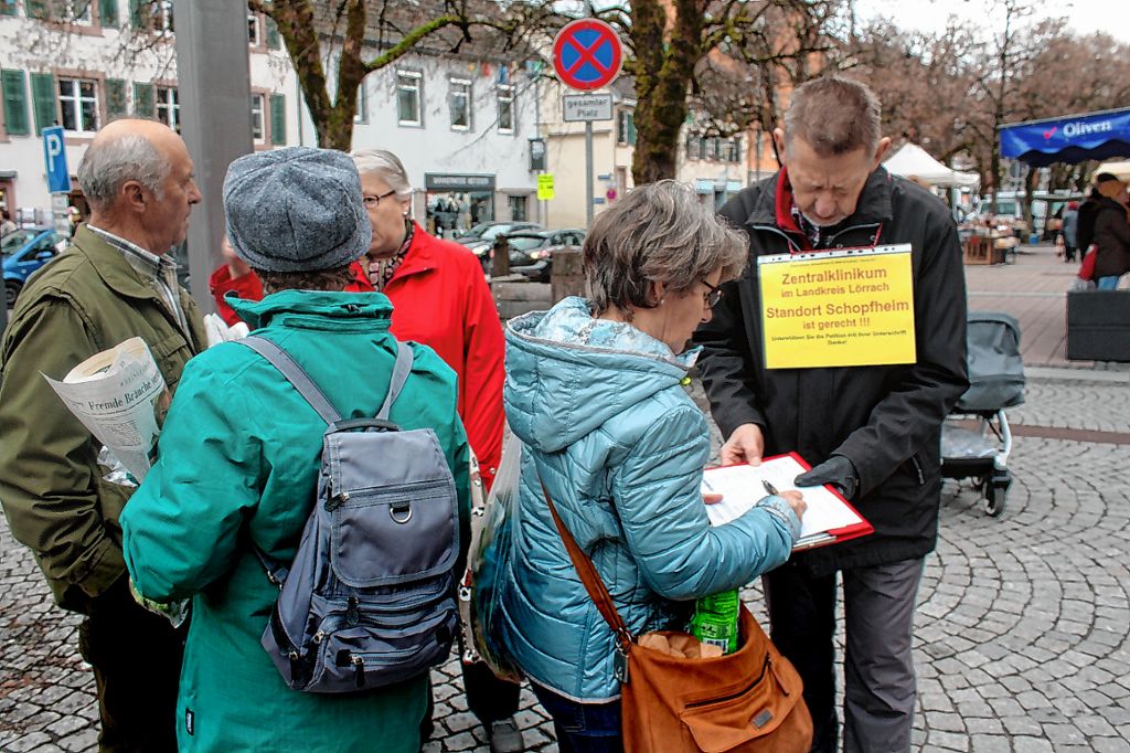 Schopfheim: Zentralklinik: Zahl der Unterschriften explodiert