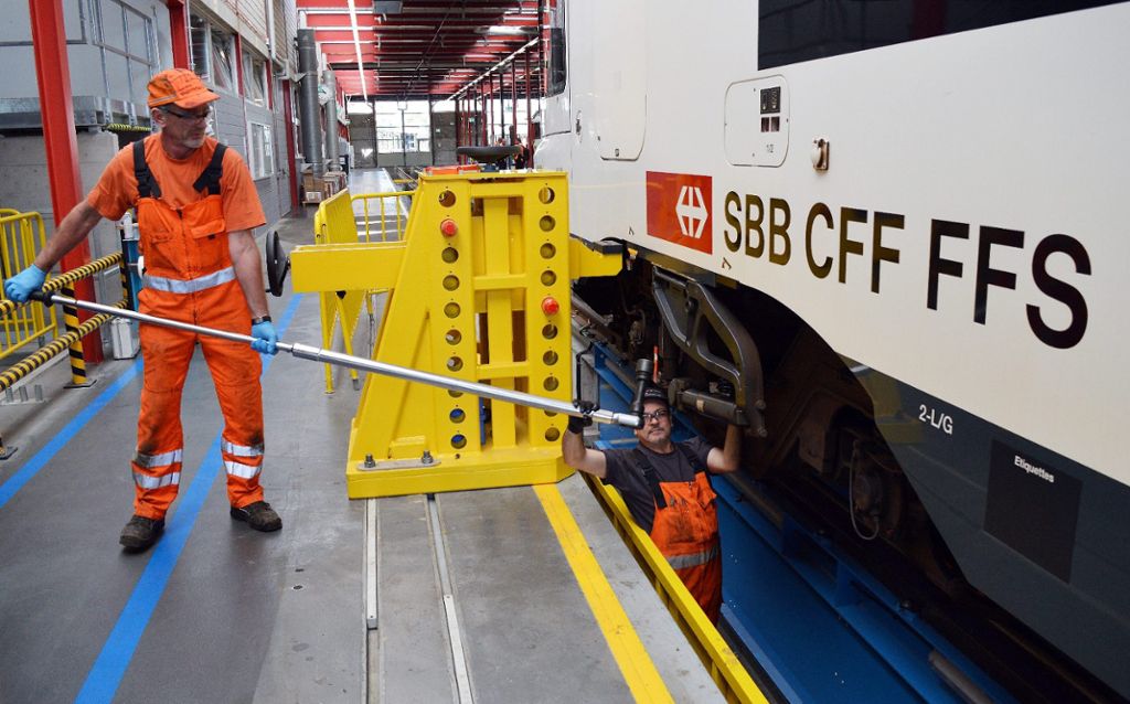 Basel: Boxenstopp für Züge im neuen Radzentrum