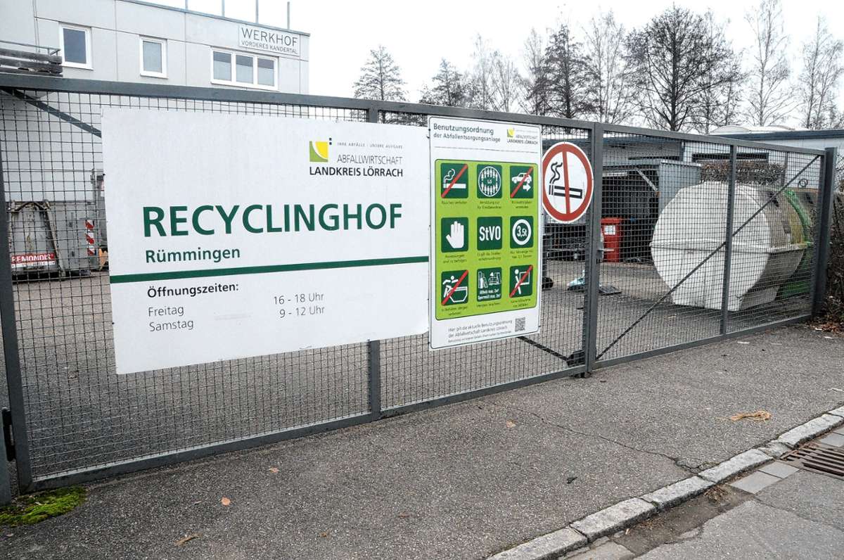 Der Rümminger Recyclinghof soll geschlossen werden. Foto: Regine Ounas-Kräusel