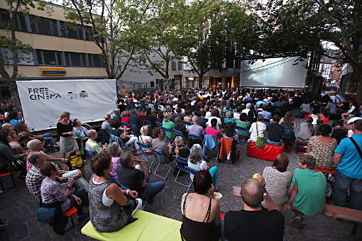 Das Free Cinema würde gerne wieder auf dem Marktplatz ihre Filme unter freiem Himmel zeigen. Fotos: Kristoff Meller Foto: mek