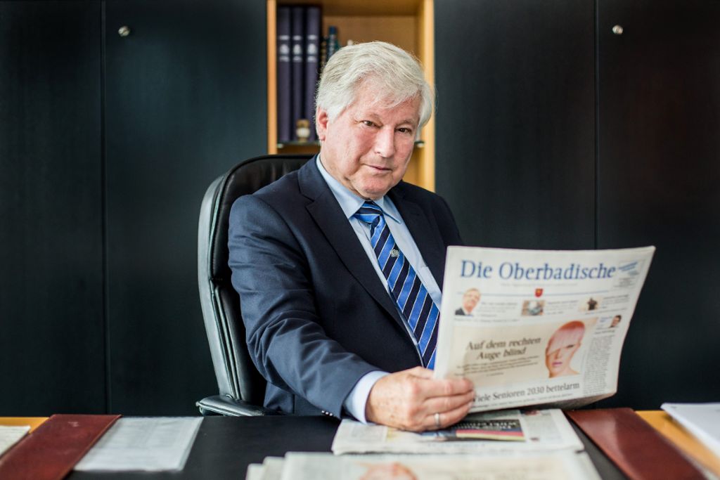 Dr. Hansjörg Jaumann wird heute 80 Jahre alt. Foto: Kristoff Meller