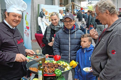 Kulinarische Genüsse vom Feinsten und bunte Unterhaltung gab’s beim Hieber Regio Festival am Sonntag auf dem Fünfschilling Hof in Fischingen. Foto: Die Oberbadische