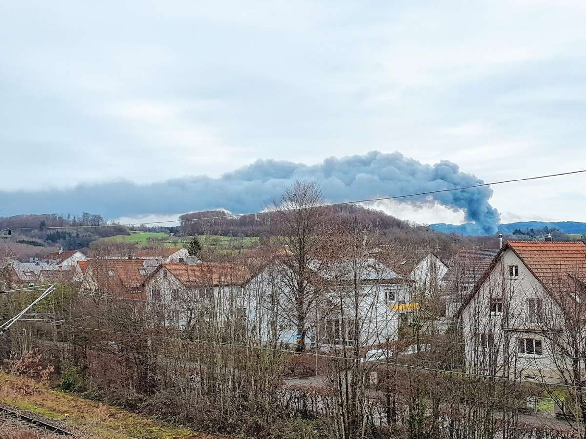 Schopfheim: Großfeuer in Wehr unter Kontrolle