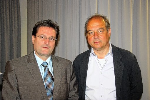 Karl-Heinz Ott und Volker Habermeier (l.) Foto: Bronner Foto: Die Oberbadische