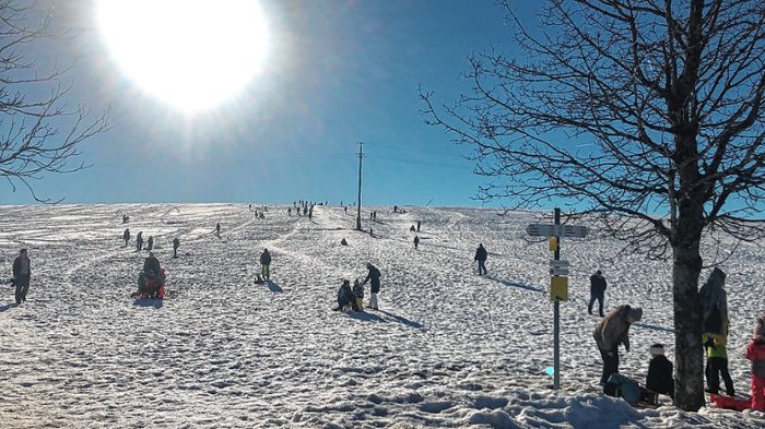 Schopfheim: Traumhaftes Wintersportwetter im Golddorf