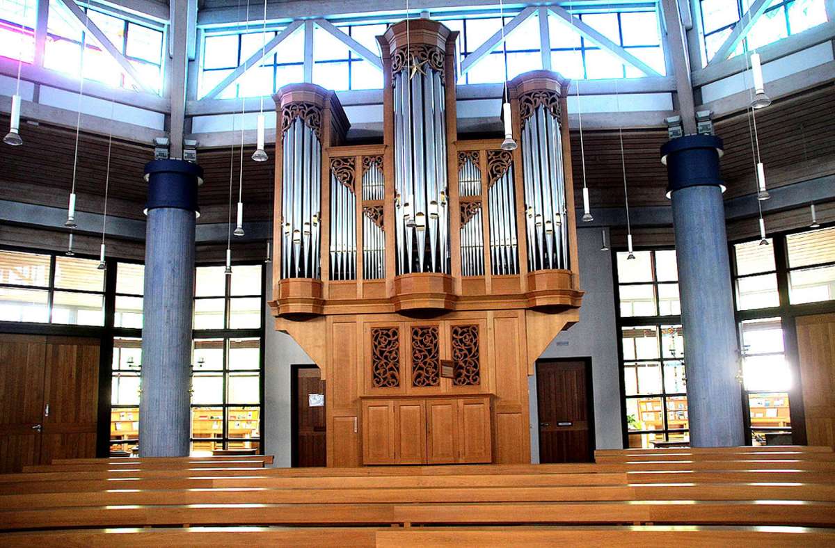 An der Metzler-Orgel wird  in der diesjährigen Foto: wz/Siegfried Feuchter