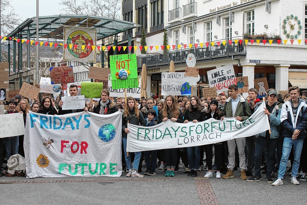 Kreis Lörrach: Jung und Alt streikt fürs Klima