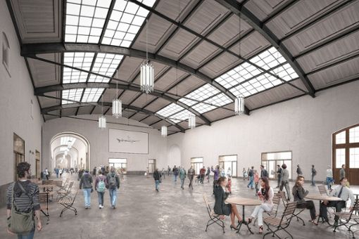 Der Elsässersaal soll ein zweites Bahnhofszentrum werden. Foto: Die Oberbadische