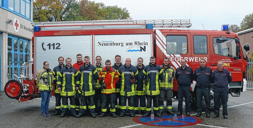 Neuenburg: 14 neue Truppführer: Floriansjünger aus dem Markgräflerland bestehen Prüfung