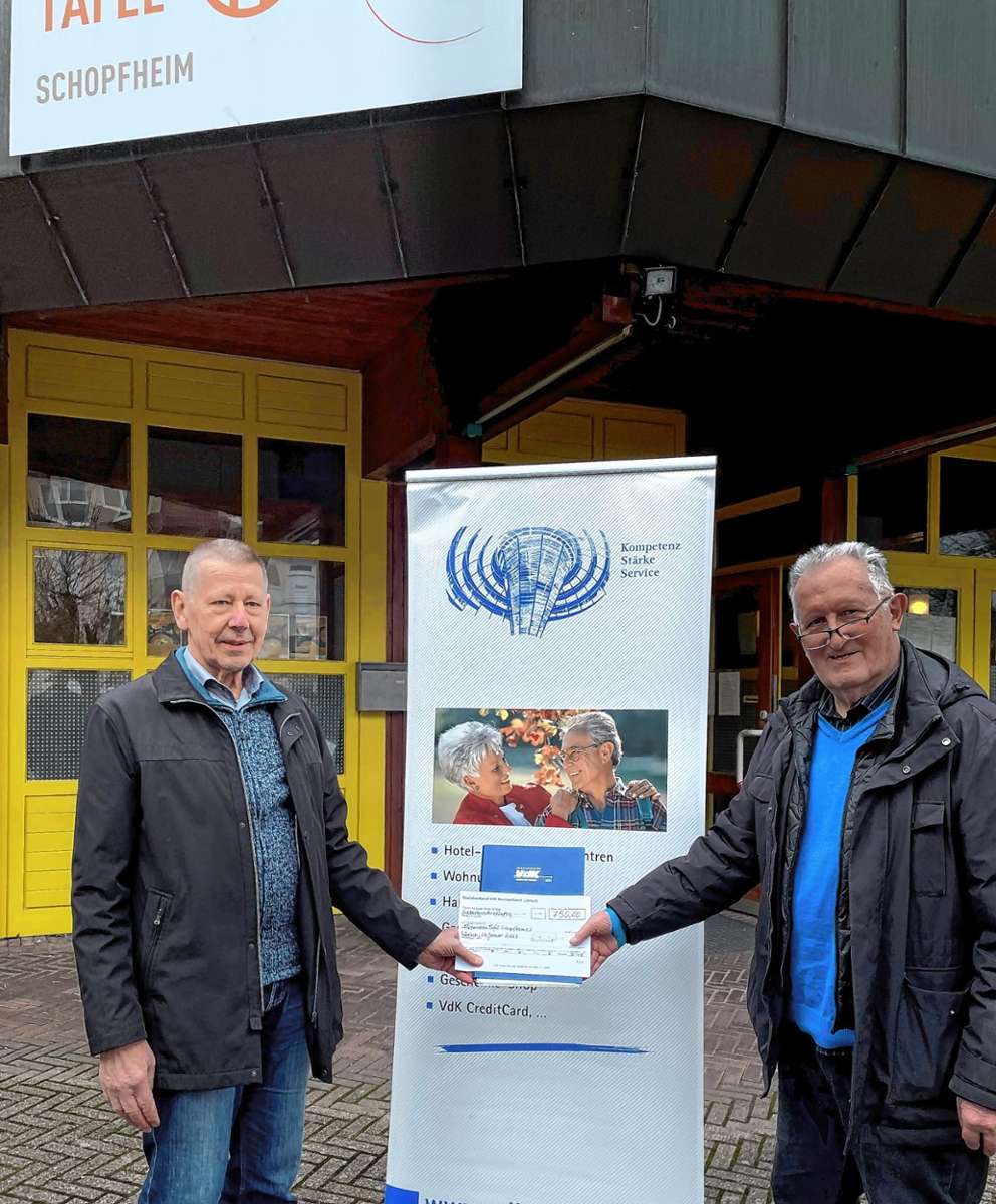 Schopfheim: Gleich zwei Spenden für die Tafel
