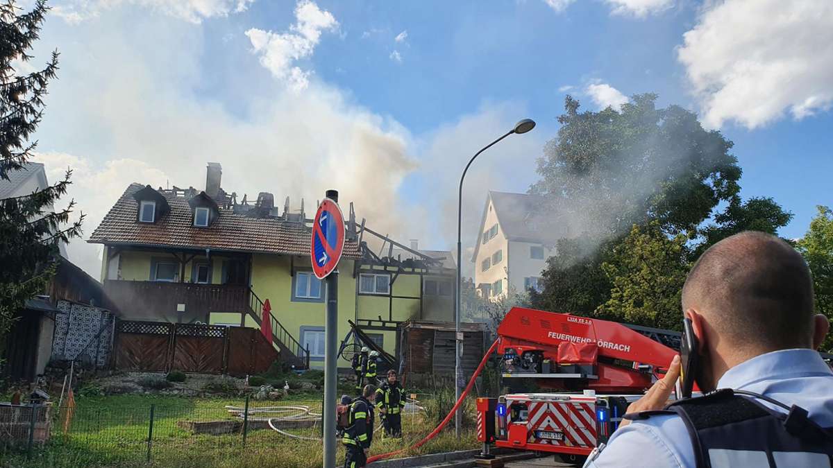 Lörrach: Tumringer Haus nach Brand nicht mehr bewohnbar