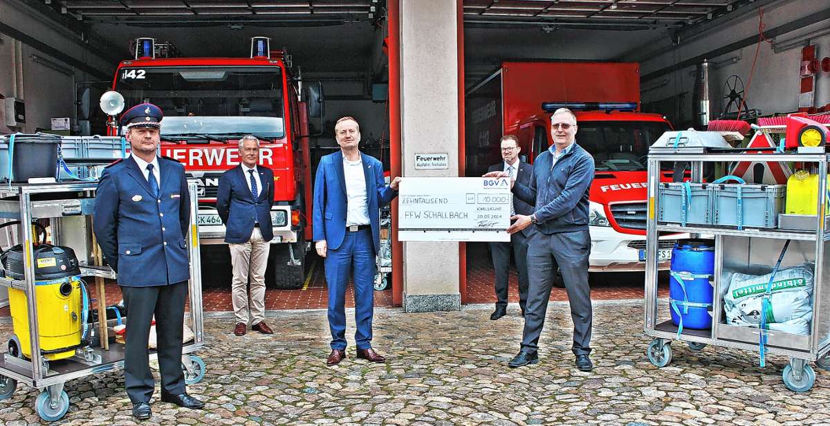Schallbach: 10 000 Euro für die Feuerwehr