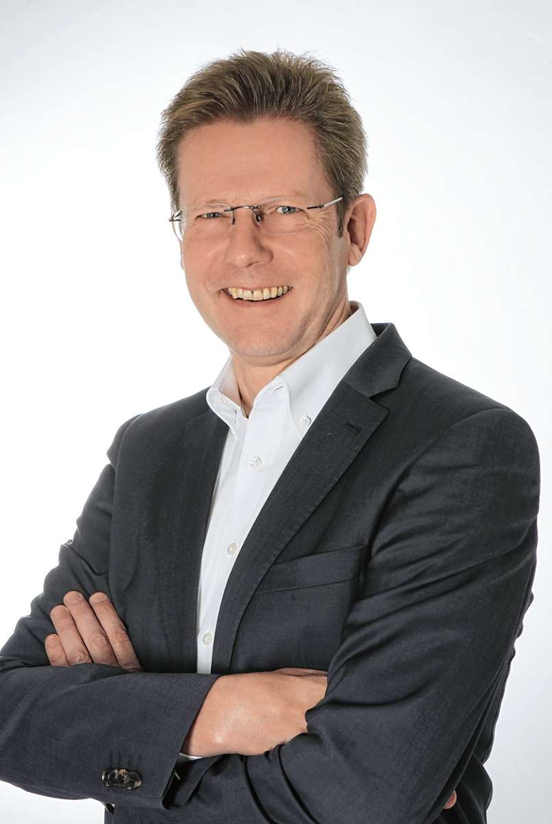 Sparkassen-Vorstandsmitglied Patrick Glünkin wurde verabschiedet.