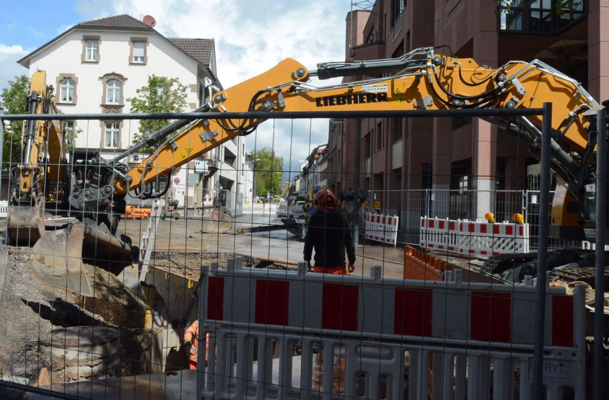 Lörrach: Palmstraße: Bis zur Fertigstellung noch ein langer Weg