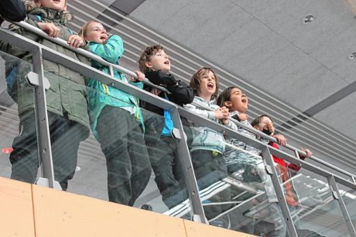 Zuschauer feuerten die Spieler lautstark an. Foto: Die Oberbadische