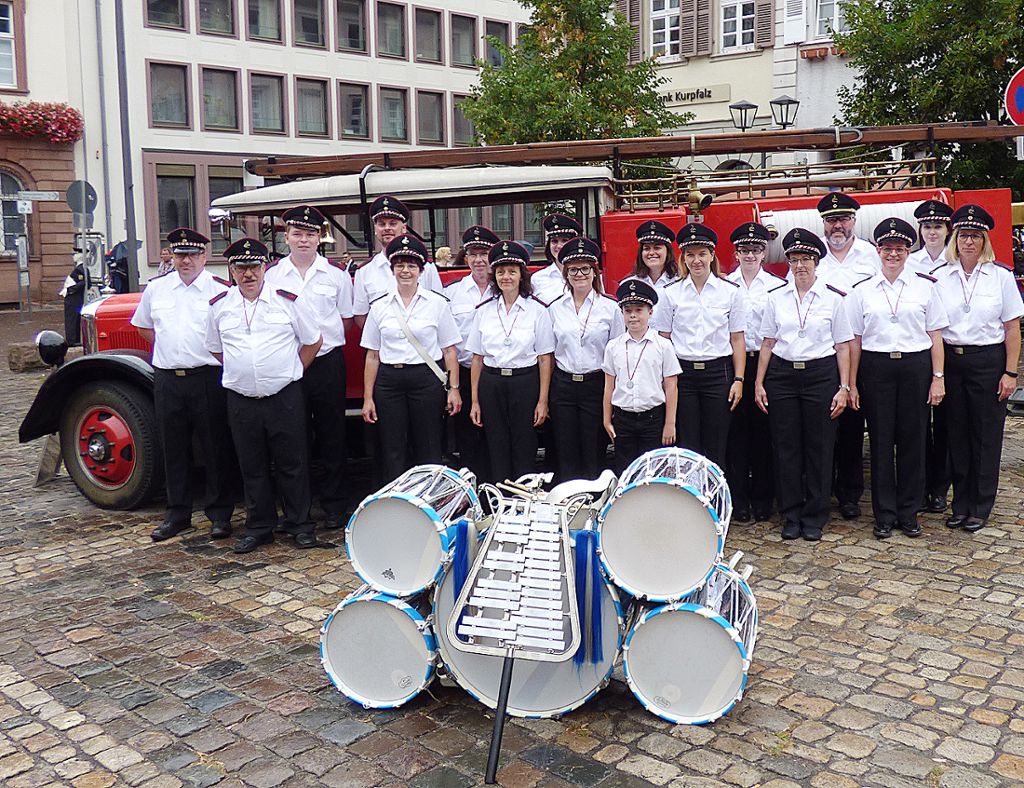 Weil am Rhein: Goldmedaille für den Spielmannszug der Feuerwehr