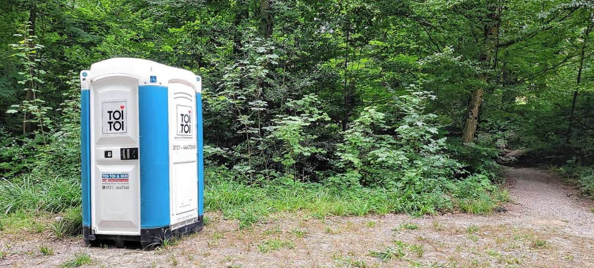 Grenzach-Wyhlen: Rätsel um mobile Toilette