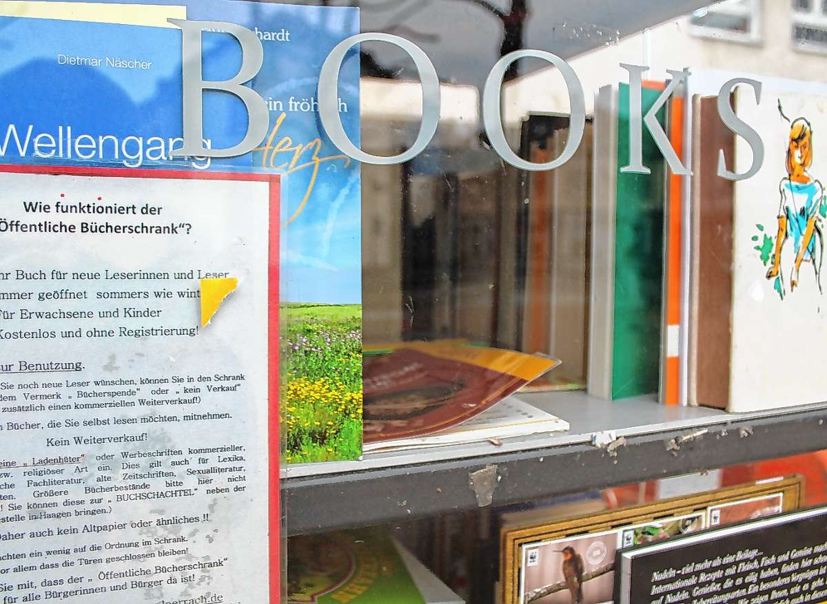 Lörrach: Vandalismus am Bücherschrank