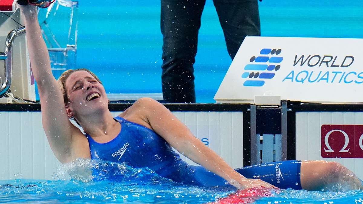 Weltmeisterschaft: Köhler schwimmt zu Gold: Moment, für den man lebt