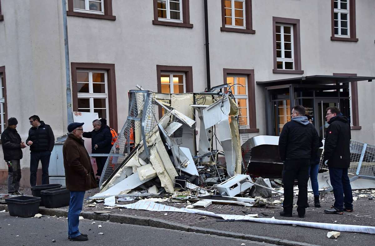 Lörrach: Nach Sprengung wird Hauinger Geldautomat nicht neu aufgestellt