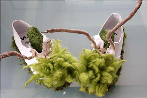 Ein von Bettina Bohn gestaltetes  Schuhpaar Foto: zVg