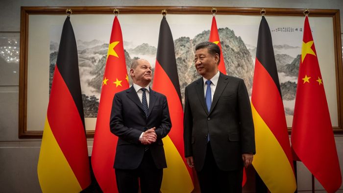 Scholz in China: China setzt auf enge Kooperation mit Deutschland