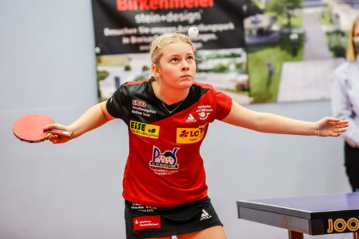 Hana Arapovic gewinnt beim Deutschen Pokalturnier zwei Matches für den ESV Weil.Archivfoto: Grant Hubbs Quelle: Unbekannt