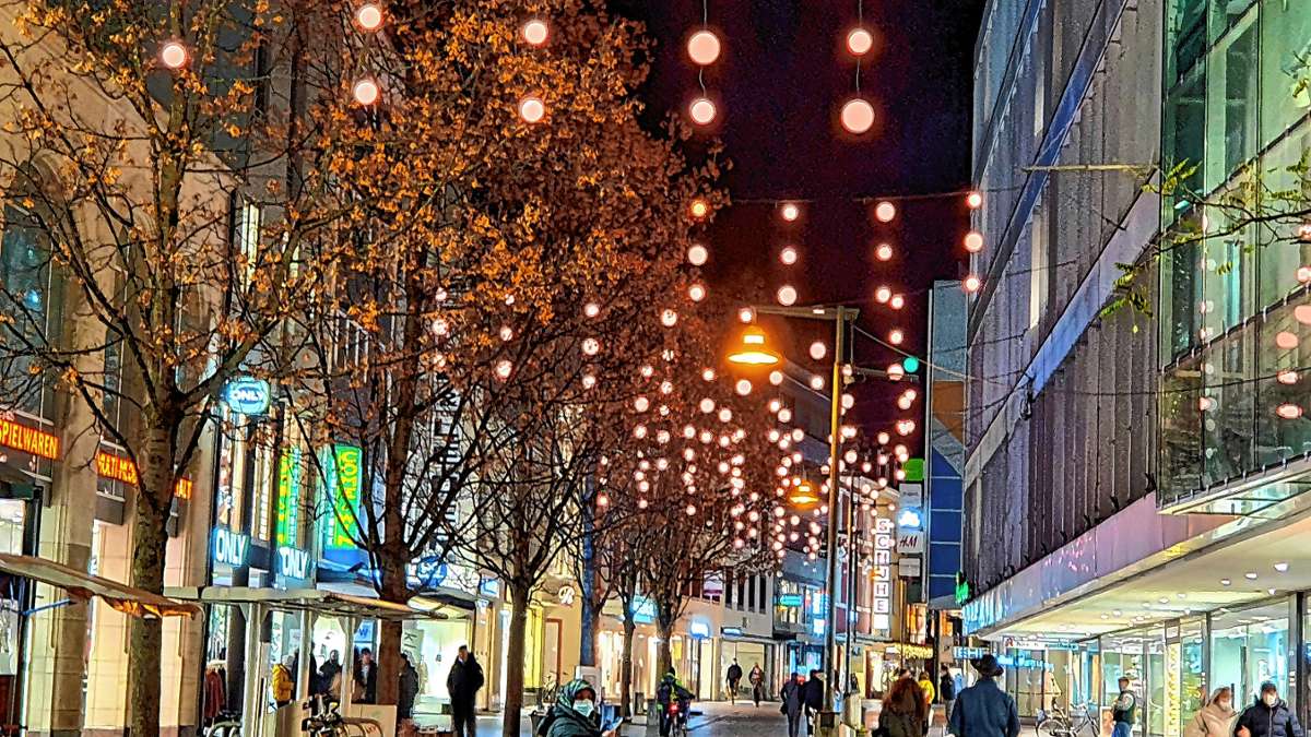 Lörrach: Lörracher Innenstadt leuchtet